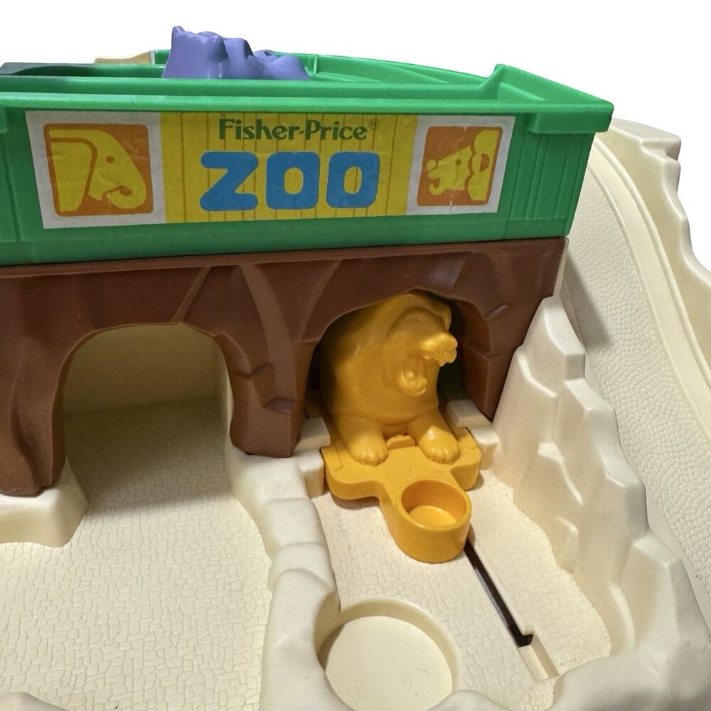 Fisher Price Little People #916 Zoo Playset Structure VTG 1984 - Picture 3 of 16